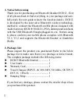 Preview for 4 page of Huey Chiao HCB12 User Manual