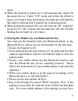 Preview for 7 page of Huey Chiao HCB12 User Manual