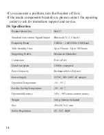 Preview for 16 page of Huey Chiao HCB37 User Manual