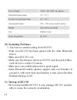 Preview for 16 page of Huey Chiao HCC03 User Manual