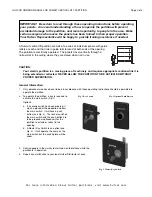 Preview for 2 page of HUFCOR SUMMIT 645V Series Owner'S Manual