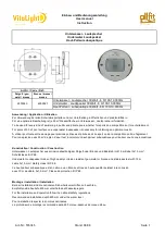 Preview for 1 page of Hugo Lahme VitaLight 4500020 User Manual