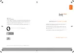 Preview for 2 page of Human Touch ht 7450 Use & Care Manual