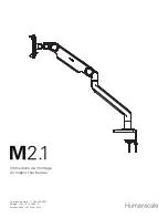 Preview for 9 page of Humanscale M2.1 Assembly Instructions Manual