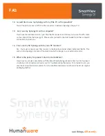 Preview for 8 page of Humanware SmartView Synergy SI Getting Started