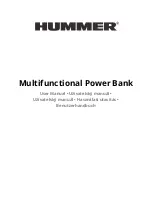 Hummer Multifunctional Power Bank User Manual preview