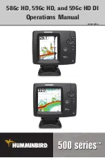 Preview for 1 page of Humminbird 586C HD Operation Manual