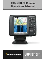 Humminbird 698ci HD SI Combo Operation Manual preview