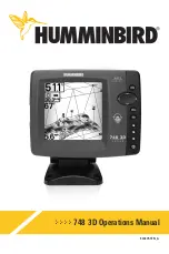 Humminbird 748 3D Operation Manual preview