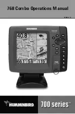 Humminbird 768 combo Operation Manual preview