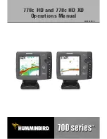 Humminbird 778c HD XD Operation Manual preview