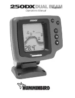 Humminbird DUAL BEAM 250DX Operation Manual preview