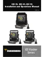 Humminbird ICE Flasher 55 Installation And Operation Manual preview