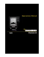 Humminbird Platinum ID 120 Operation Manual preview