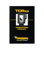 Humminbird TCR 101 Operation Manual preview