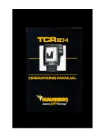 Humminbird TCR ID-1 Operation Manual preview