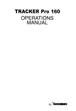 Preview for 1 page of Humminbird TRACKER Pro 160 Operation Manual