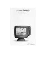 Preview for 1 page of Humminbird Wide 2000 Operation Manual