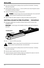 Preview for 12 page of Hunter Douglas Specialty Motorized Vertical Blinds Installation Operation Care