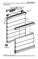 Preview for 3 page of Hunter Douglas Vignette Tiered Instrallation, Operation, Care