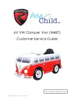 Hunter Products Rollplay Aria Child W487 Customer Service Manual preview