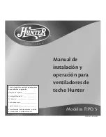 Hunter 23697 (Spanish) Manual De Instalación Y Operación Para preview