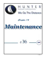 Preview for 189 page of Hunter e36 Operator'S Manual