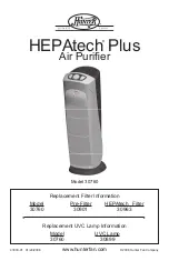 Hunter HEPAtech Plus 30760 Owner'S Manual preview