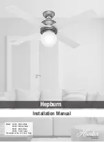 Hunter Hepburn 50276 Installation Manual preview