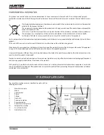 Preview for 60 page of Hunter TCX3000 Instruction Manual