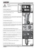 Preview for 132 page of Hunter TCX3000 Instruction Manual