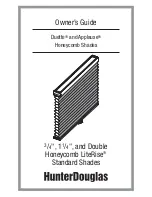 HunterDouglas Applause LiteRise Owner'S Manual preview