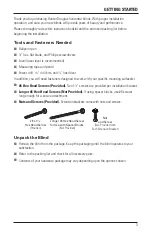 Preview for 5 page of HunterDouglas Natural Elements Installation Operation Care