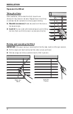 Preview for 18 page of HunterDouglas Natural Elements Installation Operation Care