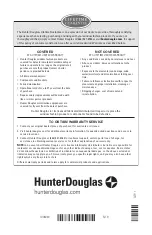 Preview for 32 page of HunterDouglas Pirouette PowerView Installation Operation Care