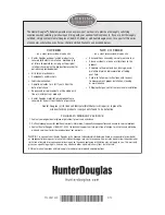 Preview for 24 page of HunterDouglas PowerTilt Installation Operation And Care