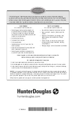 Preview for 20 page of HunterDouglas Provenance PowerView Woven Wood Shades Installation Operation Care