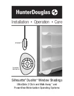 HunterDouglas Silhouette Duolite Installation Operation Care preview