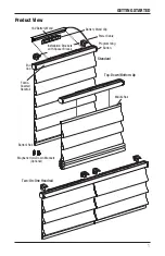 Preview for 3 page of HunterDouglas Vignette Modern Roman Shades Installation Operation Care