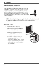 Preview for 12 page of HunterDouglas WHISPER Cellular EasyRise Shades Installation Operation Care