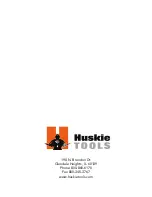 Preview for 16 page of Huskie Tools REC-BCN658 Operation Manual