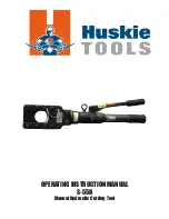 Huskie Tools S-55B Operating Instructions Manual preview