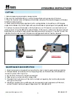 Preview for 8 page of Huskie Tools SL-S20 Operation Manual