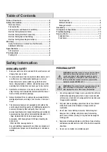 Preview for 2 page of Husky 0300813A Use And Care Manual