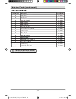 Preview for 28 page of Husky C302H Use And Care Manual