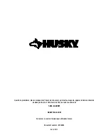 Preview for 52 page of Husky C331H Use And Care Manual