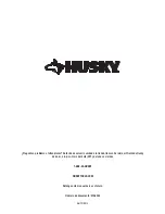 Preview for 80 page of Husky C331H Use And Care Manual