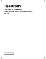 Preview for 28 page of Husky H2G3TK Operator'S Manual