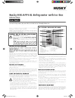 Preview for 1 page of Husky HUS-APP4-EL User Manual