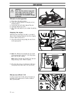 Preview for 20 page of Husqvarna 11/13 H Operator'S Manual